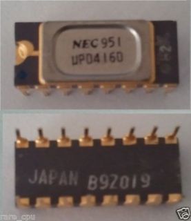 RARE Vintage NEC IC Chip CPU Processor Scrap Gold