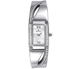 Bulova Ladies Swarovski Crystal Bracelet Watch   J108370