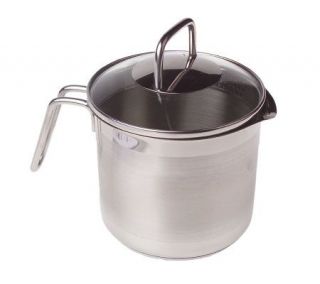 Cup Stainless Steel Vented Multi Pot with Straining Lid —