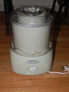 Cuisinart Electric Ice Cream Sorbet Frozen Yogurt Maker Machine 1 5 1
