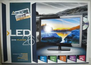 Apex LED 26 TV with Built in DVD Player BRAND NEW