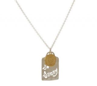 Andy Warhol by RLM Studio Sterling & Brass So Sunny Pendant w/Chain 