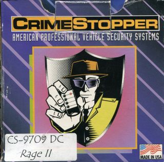 Crimestopper CS 9709 DC Rage II, professional vehicle security
