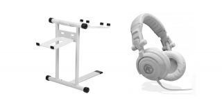 Crane Stand Basic Standard White and Aerial 7 Tank Blizzard Headphones