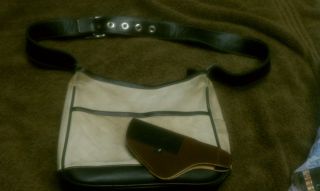 coronado leather concealed weapon gun purse