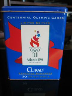  Olympic Games Atlanta 1996 Limited Edition Curad Bandaid Tin