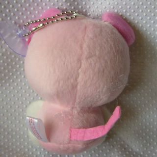 New Sanrio Plush Cosplay CUDDY Pinky Mouse Plush Keychain Mini Doll