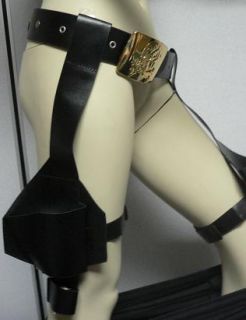 Sexy Lara Croft Holster Belt Buckle Tomb Raider Costume