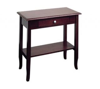 Merlot Collection Foyer Solid Wood Table by Office Star —