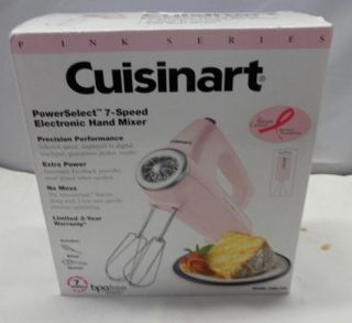 Cuisinart CHM 7pk Powerselect 7 Speed Hand Mixer Pink