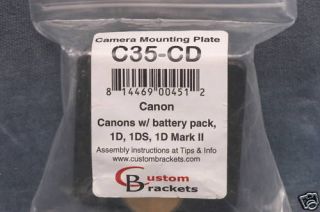 Custom Brackets C35 CD Canon Camera Mounting Plate