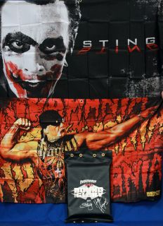 Bound for Glory 2011 Turnbuckle Autographed by Hulk Hogan and Sting
