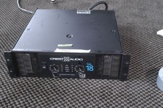 Crest Audio CA 18 Power amplifier Amp 5000w CA18 used from installed