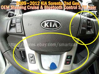  2011 2012 Kia Sorento Cruise Bluetooth Control Switch Assy Kit