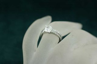  45cttw G / SI1 GIA Certified Cushion Cut Diamond Engagement Ring