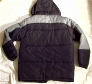 Boys Jacket Coat Athletic Works x LG 16 18 Charcoal Grey Great