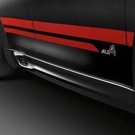 Mini Cooper Countryman JCW Red Side Door Stripes Set Left Right Decal