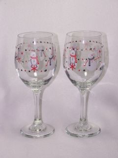 new libbey glass snowman wine glasses brand new design for christmas