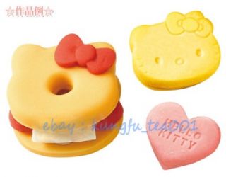 Hello Kitty Doughnut Donut Pretzel Cookie Mold Cutter for Playdough