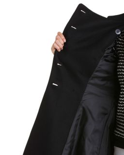 tahari courtney black coat $ 380 00 $ 99 90
