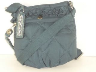 Juicy Couture Nylon Quilted Small Cross Body Bag Blue