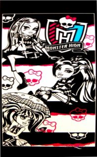 Monster High All Stars Printed Beach Towel Brand New Gift