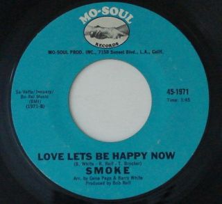 Smoke Oh Love MO Soul VG Crossover Sweet Northern Soul 45 Listen 