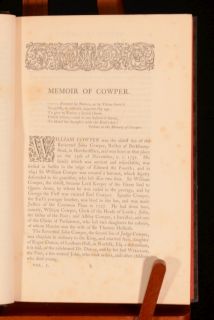  The Poetical Works of William Cowper with Portrait and Memoir