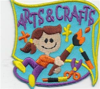  & CRAFTS GIRLIE Fun Patches Crests Badges SCOUT GUIDE project daisy