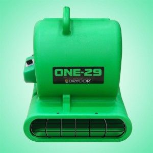  One 29 Air Mover Blower Floor Drying Fans Carpet Dryers Green