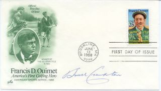Golf Francis Ouimet Bruce Crampton Autograph 2377 Artc