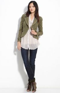 Bellatrix Tank, Willow & Clay Riding Jacket and Hudson Jeans Collin Jeans