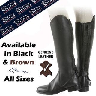 Half Chaps Showing Gaiters Shires Equestrian Adults Horse Riding Real