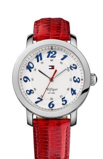 Tommy Hilfiger Classic Round Leather Strap Watch