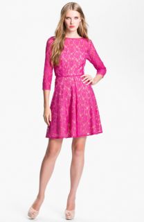 French Connection Fast Iris Lace Fit & Flare Dress