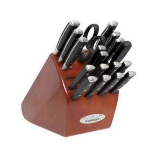 Cuisinart Knife Block 17 PC Set High Carbon Stainless Steel Blades