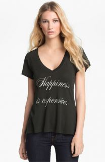 Wildfox Happiness Is Expensive Graphic Tee