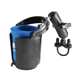 RAM Handlebar Drink Cup Holder & Cozy Mount for ATV Bicycles