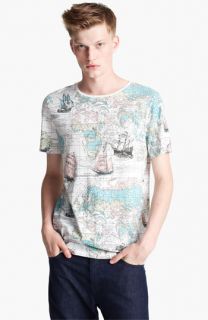 Topman Monkey Island All Over Print Scoop Neck T Shirt