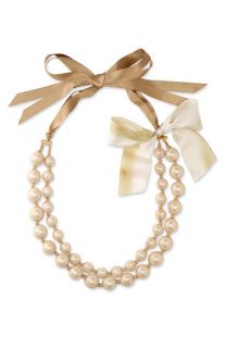 Cara Accessories Netted Faux Pearl Necklace