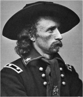 picture of General Custer and a padlock with the 7th Cav Company A