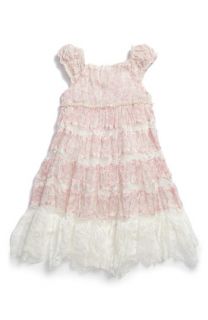 Biscotti Belle Fleur Puff Sleeve Dress (Infant)