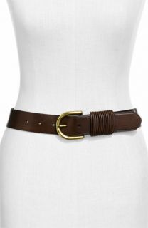 Lauren Ralph Lauren Vegetable Tanned Leather Belt (Plus)