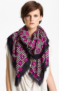 MARC BY MARC JACOBS Stripey Lips Wool Scarf