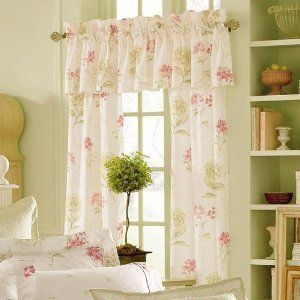 Croscill Flower Blossom Lined Pole Top Drapes Brand New