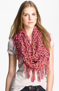 Steve Madden Space Dyed Fishnet Infinity Scarf