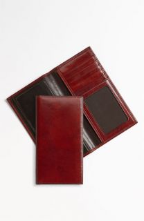 Bosca Hugo Bosca   Old Leather Checkbook Wallet