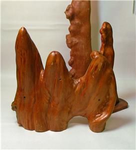Cypress Knee Wood Sculptures Lot Vintage Signed Mid Century Modern