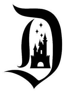 hello this listing is for 1 disneyland letter d vinyl decal with the