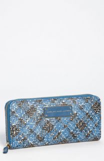 MARC BY MARC JACOBS Take Me   Static Plaid Zip Around Wallet